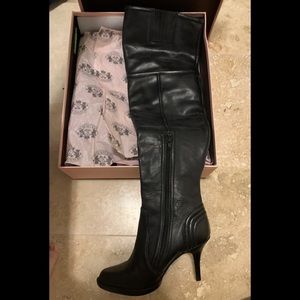 New Juicy Couture leather knee high boots